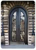 Wine Cellar - Wrought Iron Entry Door