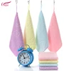Hot Sale 25 By 25 Microfiber Sanded Embossed Towel Kindergarten Infant Small Handkerchief for Gifts