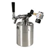 home brewing removable stainless steel party beer keg bottles 2L mini growler