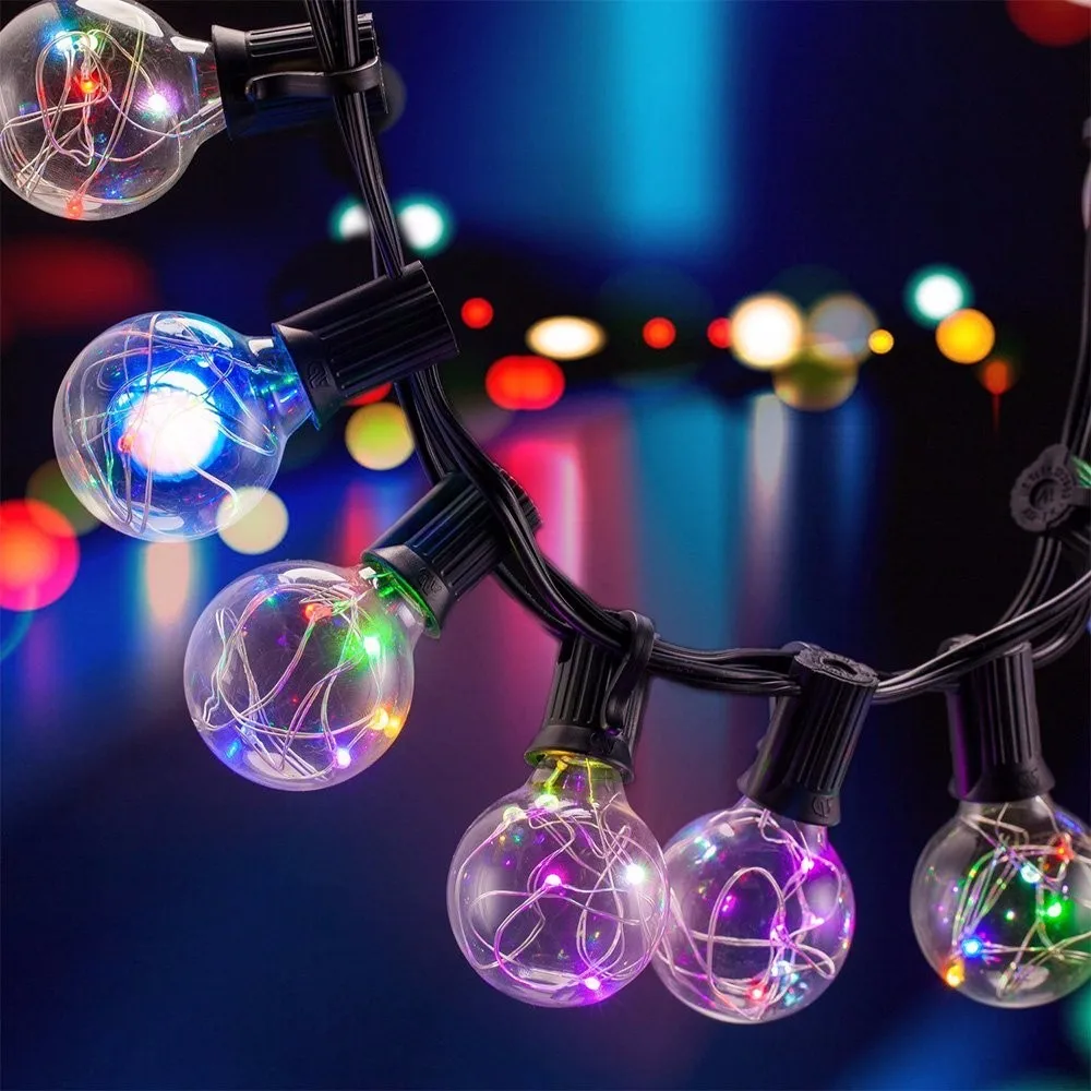 High Quality G40 Rgb Led Copper Wire Bulb For String Lights Christmas ...