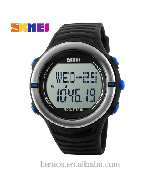 

SKMEI 1111 ODM Pedometer japan miyota AL35 movement sports watch