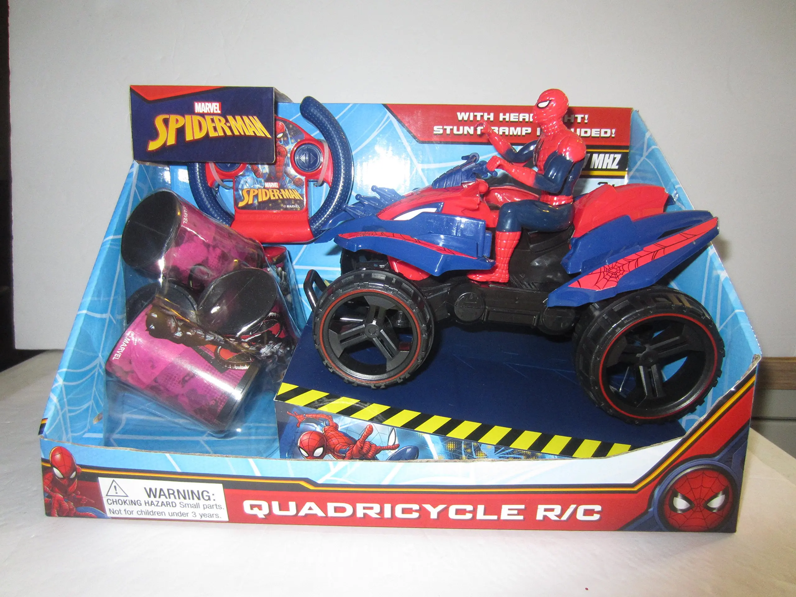 Get Quotations · SPIDER-MAN Quadricycle Quad Car Remote Control R/C