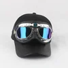 2018 China Factory Pilot glasses baseball caps New Style Fabric Glasses Unstructure Dad Cap