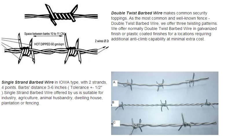 4 point barbed wire