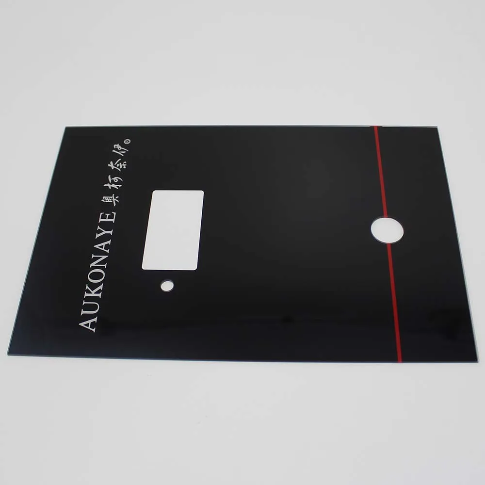 
Manufacturer Direct Sales Silkscreen Printing Toughened Crystal Glass Display for Electricity 