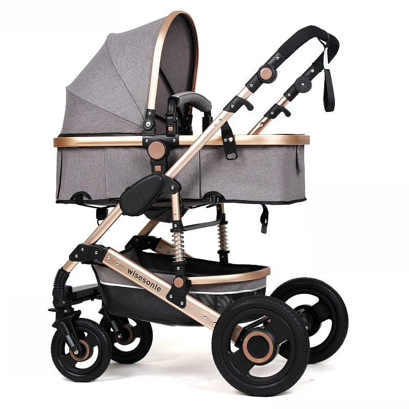 
2018 Wholes Luxury Multifunctional Baby Stroller 2 in 1 Good Pram Cheap Baby Carriage Pushchair High Landscape Baby Buggy 2 in 1  (60799928854)