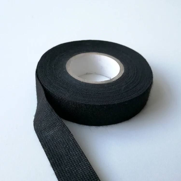 Free Sample Black Wire Harness Fleece Adhesive Tape For Sound Damping