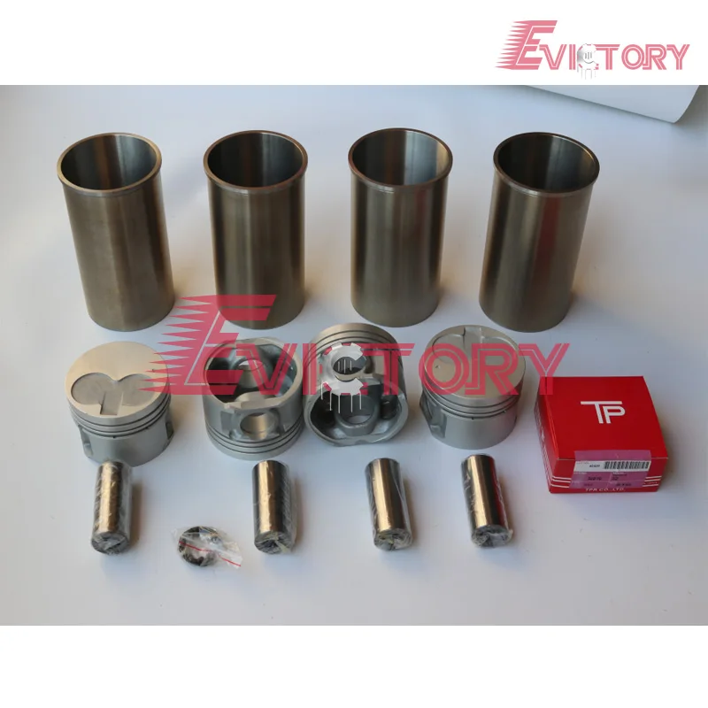 

For Nissan Forklift QD32 engine cylinder liner kit QD32 Piston + ring cylinder sleeve