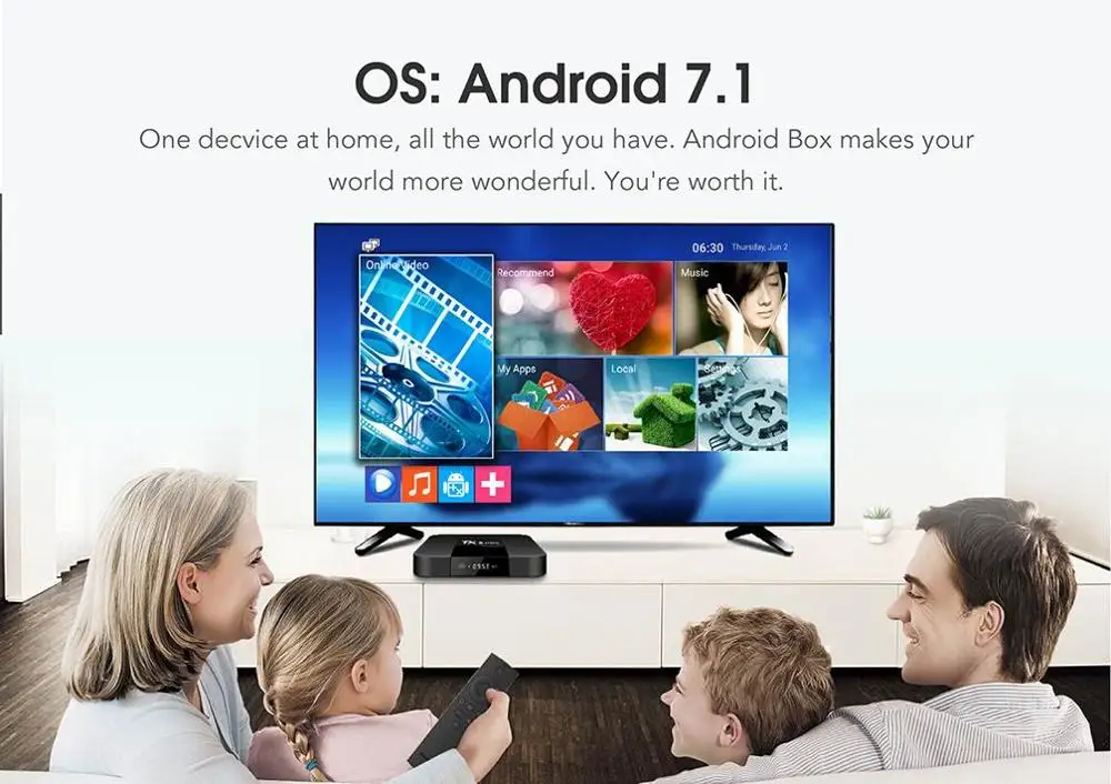 S905W Android 7.1 tv box TX3 mini