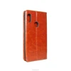 High quality Phone Case for redmi note 7S crazy horse style Flip Leather wallet Case with Stand Phone Accessory