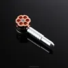 Crusher Tobacco Spice Herb Grinder 6 Shooter Metal Hand Pipe with Herb Grinder with Filter Net Cigarette Vaporizer