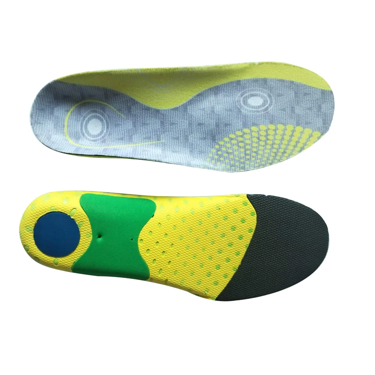 Flat Feet Care Shock Absorption Breathable Eva Gel Kids Shoe Insole