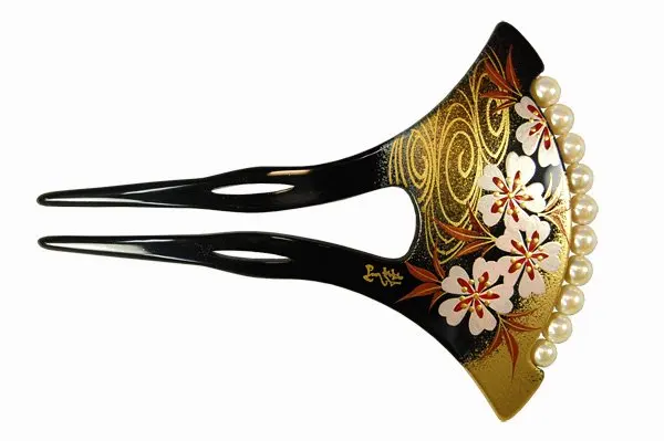 Geisha Hair Accessories (japanese Makie Kanzashi) 57 - Buy Geisha Hair ...