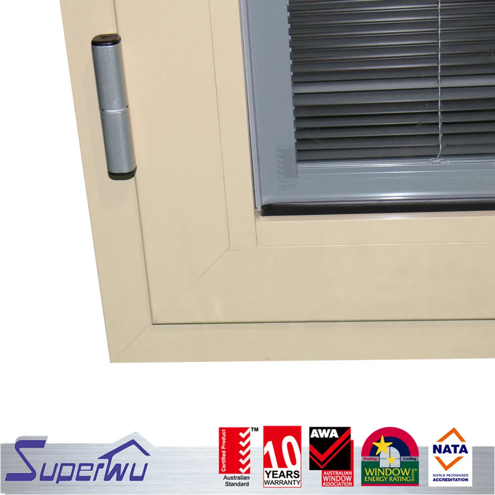 American standard Western French aluminium entry door/main door grill design