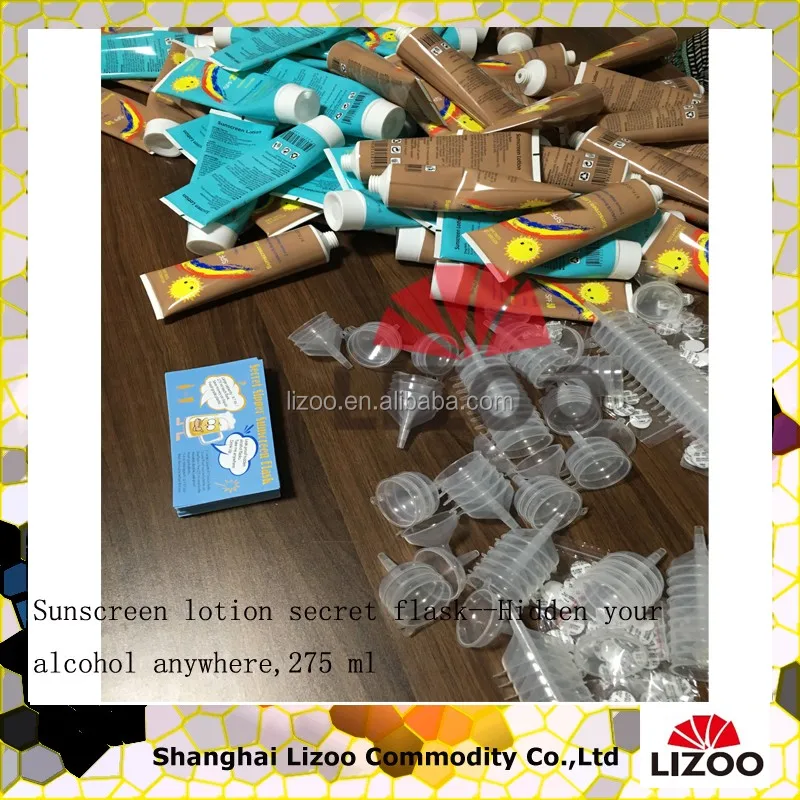 2 Pack Summer Hidden Alcohol Flask Disguised As Sunscreen Container Hip Drink Buy Sunscreen