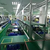 2018 Electronic Mobile Phone LED Light PVC Belt Conveyor Systems Production Assembly Line