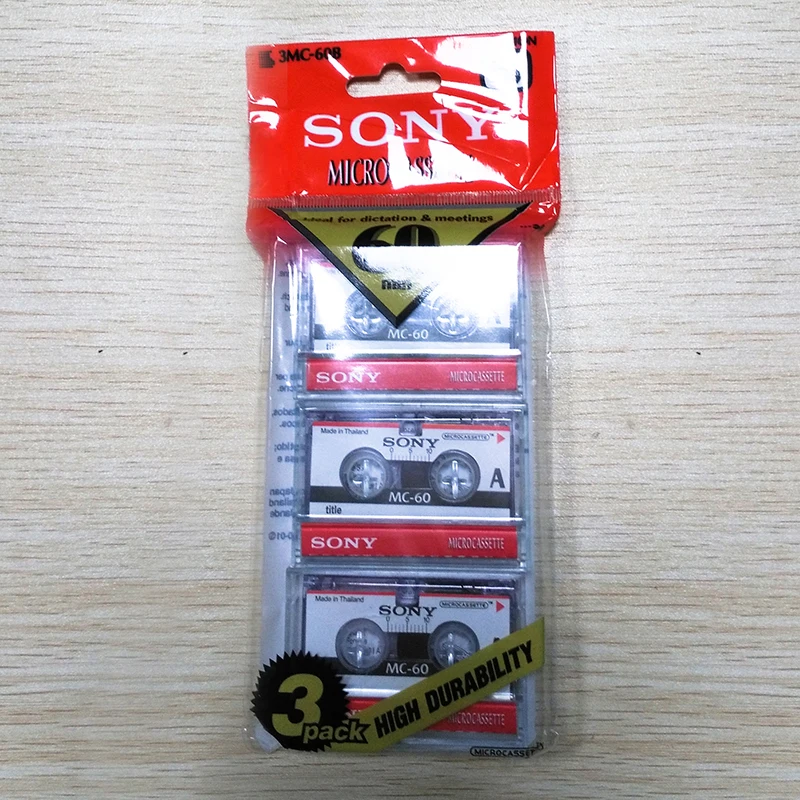 
60 Minutes Cheapest Micro-cassette Blank Tape, 3 Pack Box 