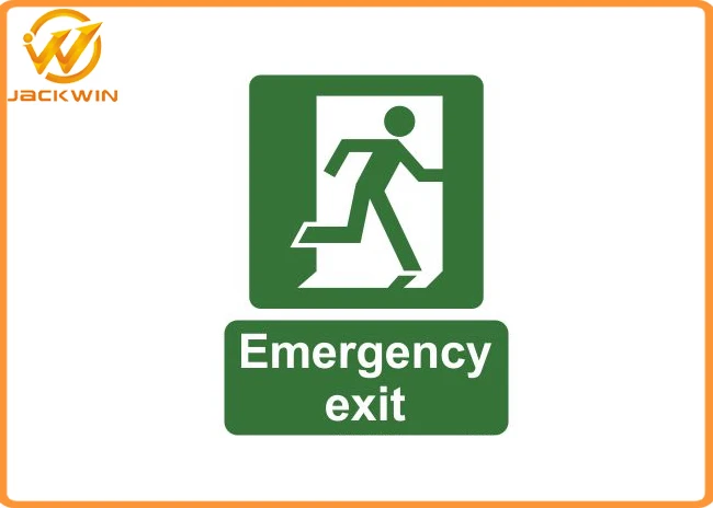 safety accessible fire exit emergency warning signs