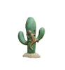 Personalized Decoration Resin Lizard Crawl On Cactus