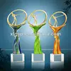 2014 new style crystal trophy high quality