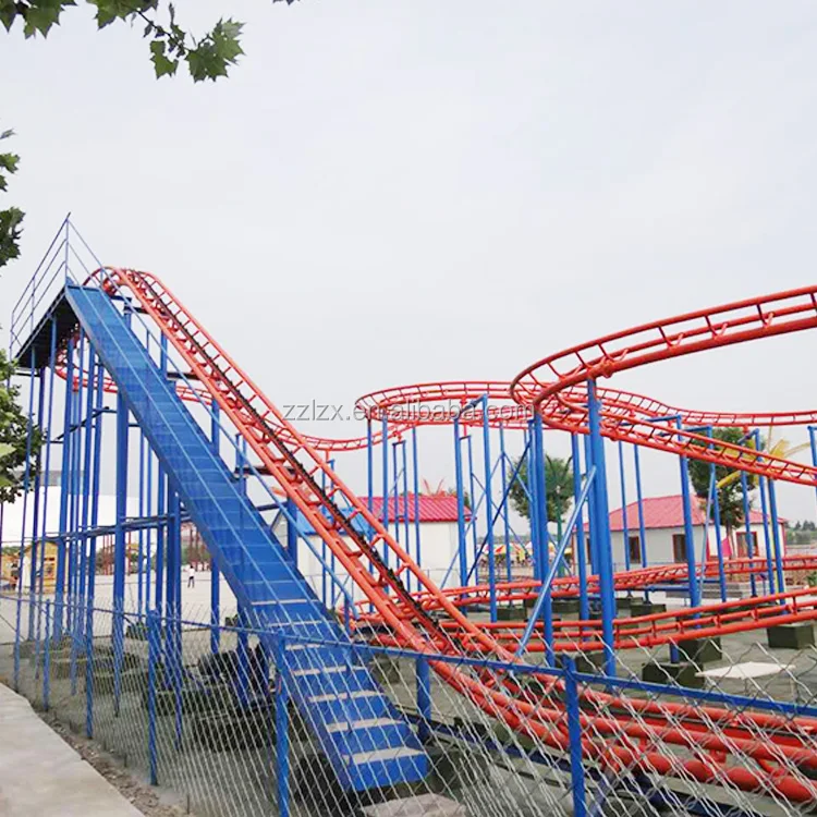 Popular amusement park rides Crazy Mouse big roller coaster rides for sale