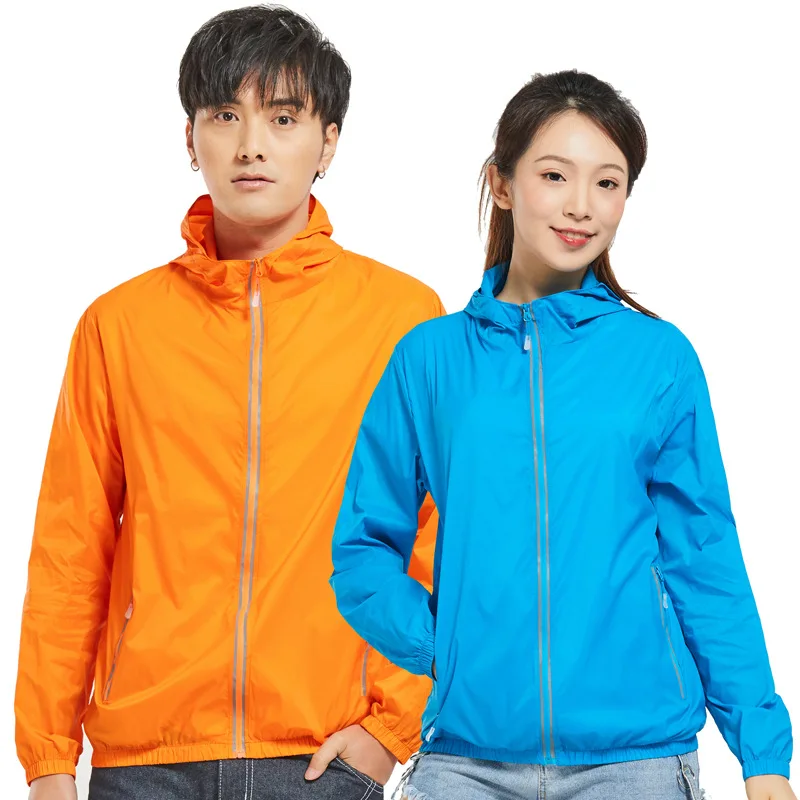 

Cheap Safe Reflective Water Proof Wind Jackets With Custom logo printed