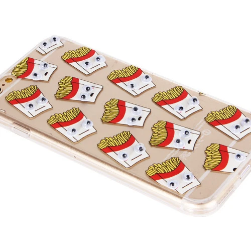 

New Arrival Special Offer Anti-knock Pu Banana Fries Donuts Popcorn For Iphone 6 Case 4.7 "for Plus 5.5" 7 8 x xs max 11 12 case