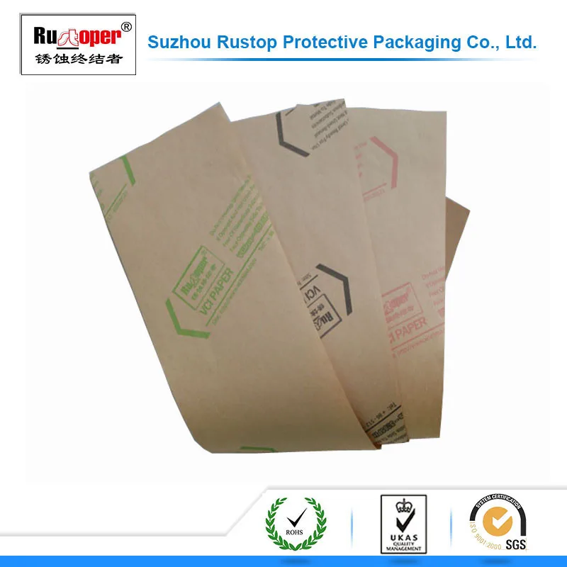 1000 VCI Industrial Protection Storage Sheets 30# 9/" x 9/" Rust Prevention Paper