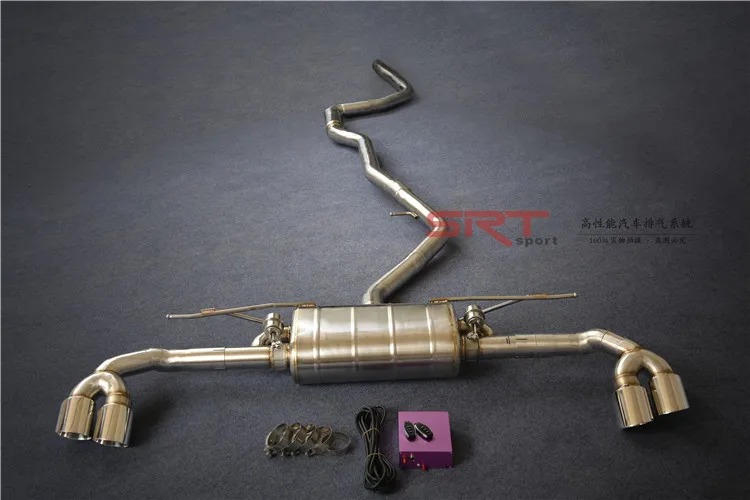 Exhaust System Pipe For Bmw X5 E70 F15 Muffler For Bmw E70 F15 Cat Back With Valve Control And