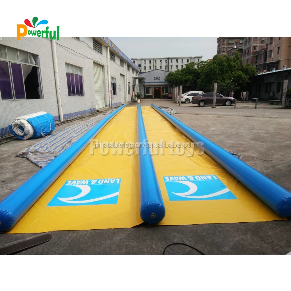 ready to ship air tight inflatable double lane slip n slide for adult