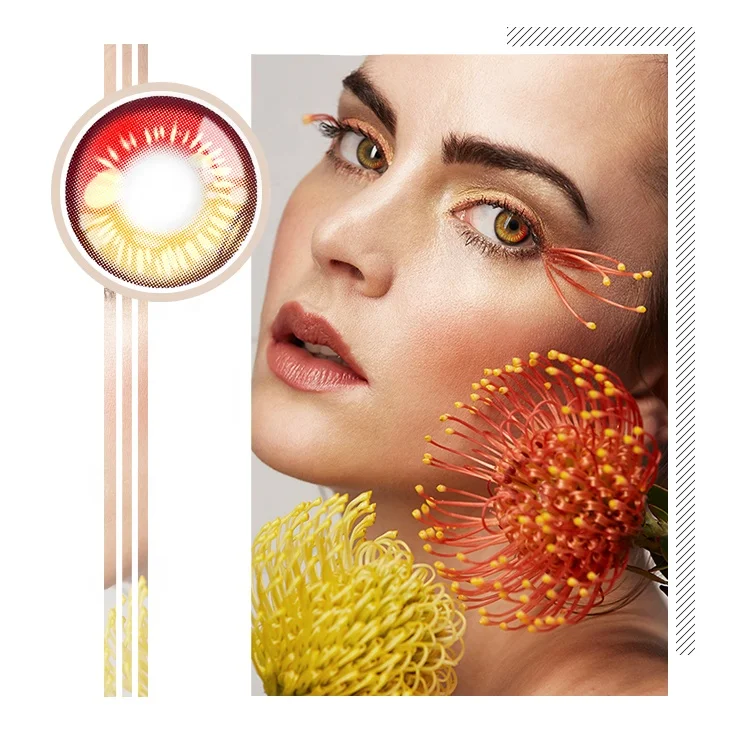 

Soft contact lenses Realcon yearly use color contact lenses, 8 colors