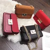 Korean version of casual embossed women's bag ladies shoulder Messenger small bag chain bag