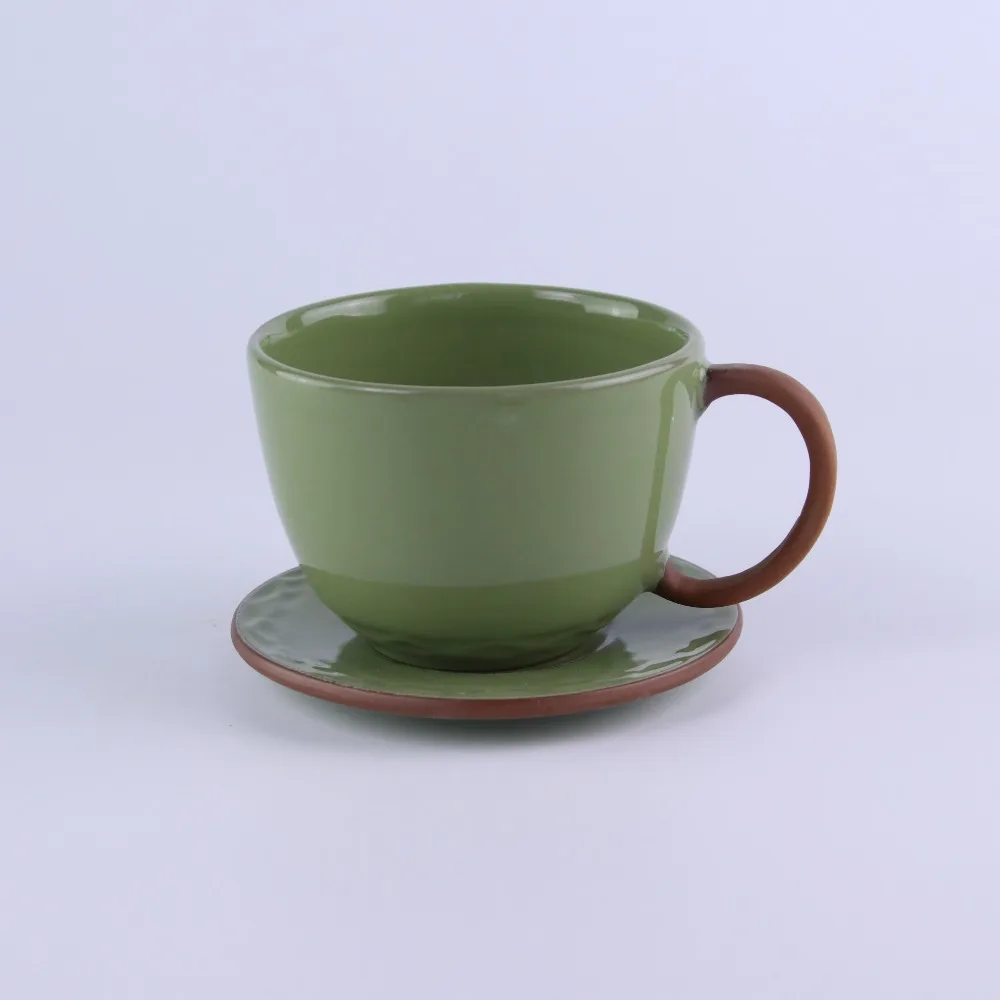 Terracotta Stoneware Ceramic Chinese Bulk China Tea Cups And Saucer