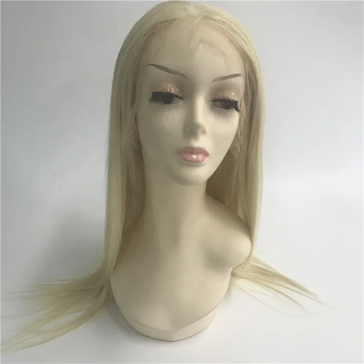 

Factory 130% Density 100% Blonde Human Hair Full Lace Wig