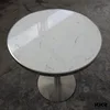 Hot sale acrylic solid surface resin durable marble top dining table