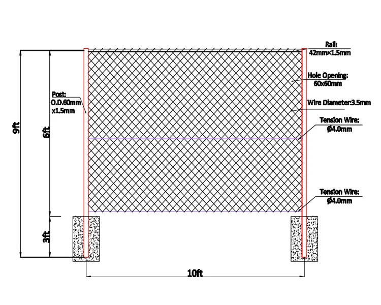 Wholesale Galvanized And Pvc Coated Mini Mesh Chain Link Fence,Chain ...