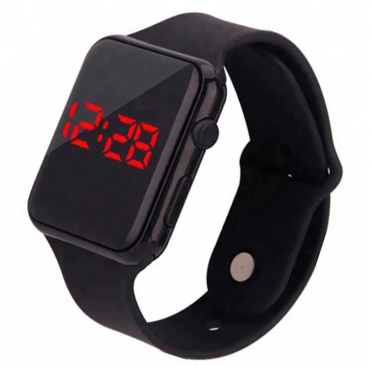 

High Quality Silicone LED Kids Digital Led Bracelet Watch, Over 10 colors for options