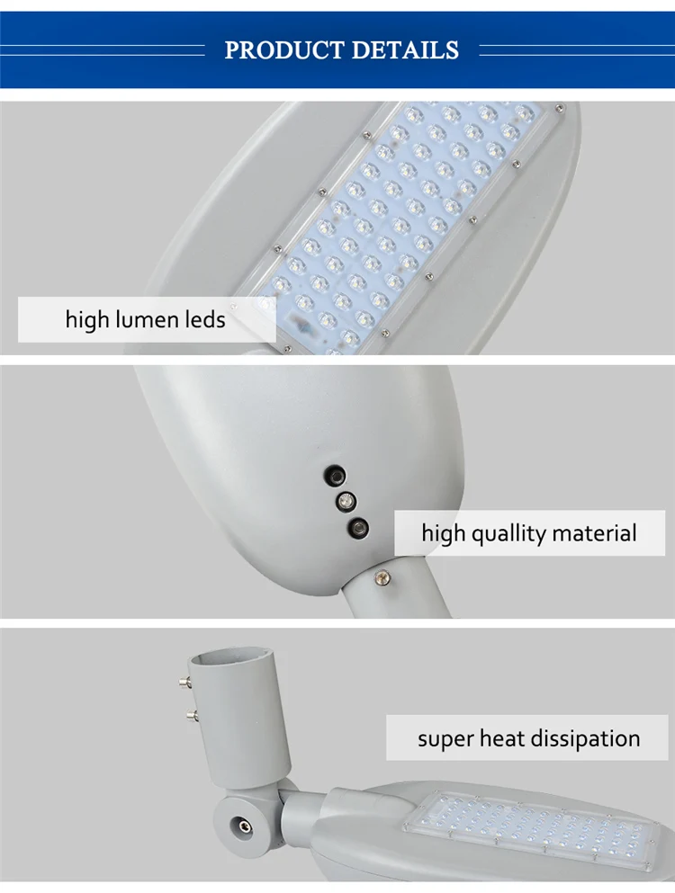 High power outdoor waterproof integrated bridgelux 30w 40w 60w led solar street lights