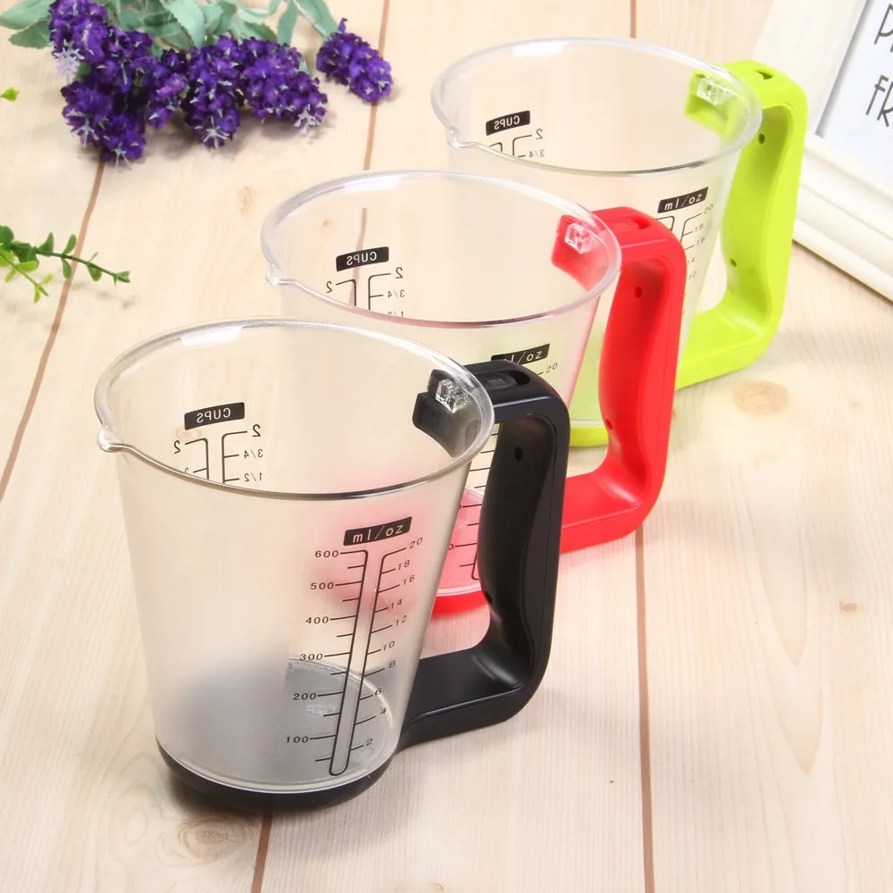 

Nice Accurate Measuring Cup Kitchen Scales Digital Beaker Libra Electronic Tool Scale with LCD Display Temperature Measurement C