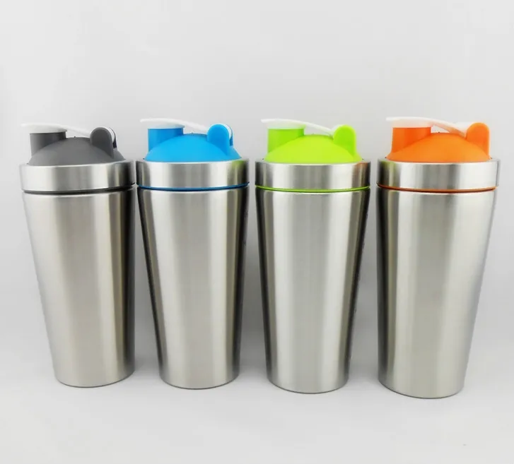 

750ML stainless Steel Metal Protein Shaker Bottle with own design, N/a
