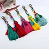 Tassel Key Chain Colorful Boho Charm Key Ring Fashion Accessory Pendant for Women