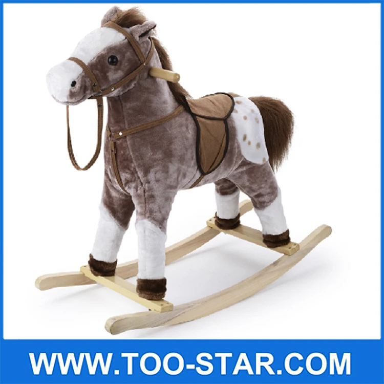 custom wooden rocking horse