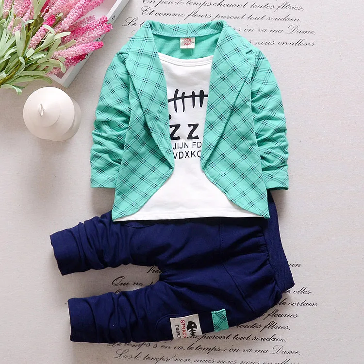 

Three-piece suit Spring and autumn long-sleeved baby boy clothes kids clothes boys fashion toddler cool jacket kids clothes
