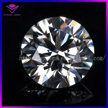 D E F G H Color White Round Moissanite 