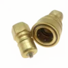 Brass water fluid quick coupling different sizes