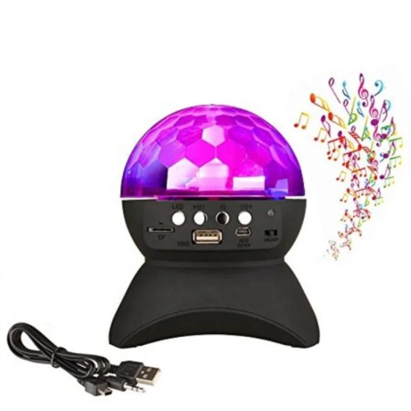 

Trending Products 2018 New Arrivals Portable Mini Home Disco DJ Speaker with LED Stage Light,Support Wireless Blue-tooth,USB,TF, Black;yellow;red;green;white;blue