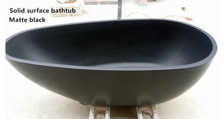 Stone Freestanding Bathtub Solid Surface Bathtub Artificial Stone Bathtub