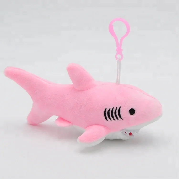 shark plush keychain