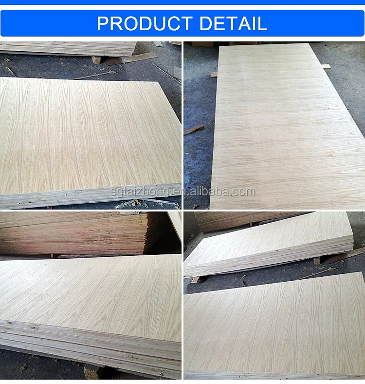 
Factory Direct Sale 44mm natural white oak block board 