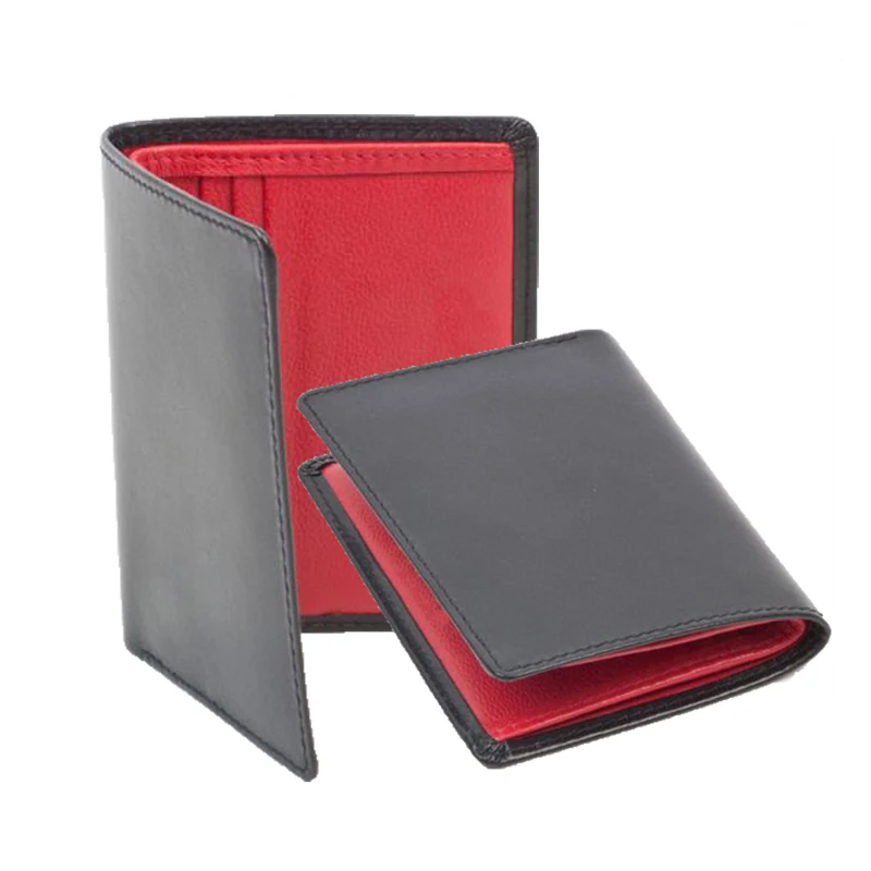 Оптовая продажа высококачественного из натуральной кожи Разработанный Би-раза кошельки мужские из мягкой натуральной коровьей тонкий кошельки для мужчин кредитной визитница